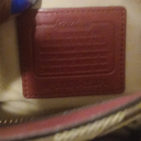 Coach Brooke Carryall Red and Tan Shoulder Bag - Picture 12 of 13